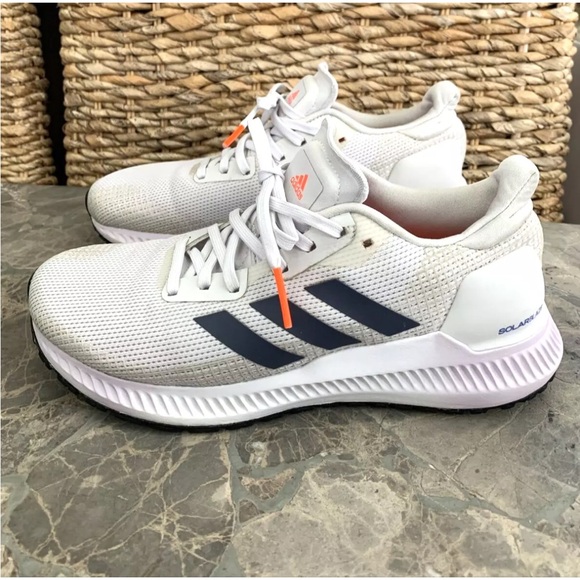 Adidas SOLARBLAZE running shoes Dash White Orange Solar EE4238 Size 6 - Picture 2 of 12